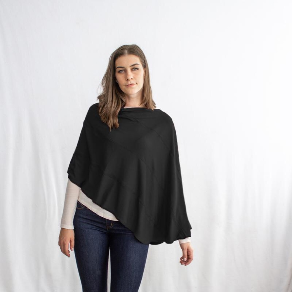 Encircled Renew Shawl in Black